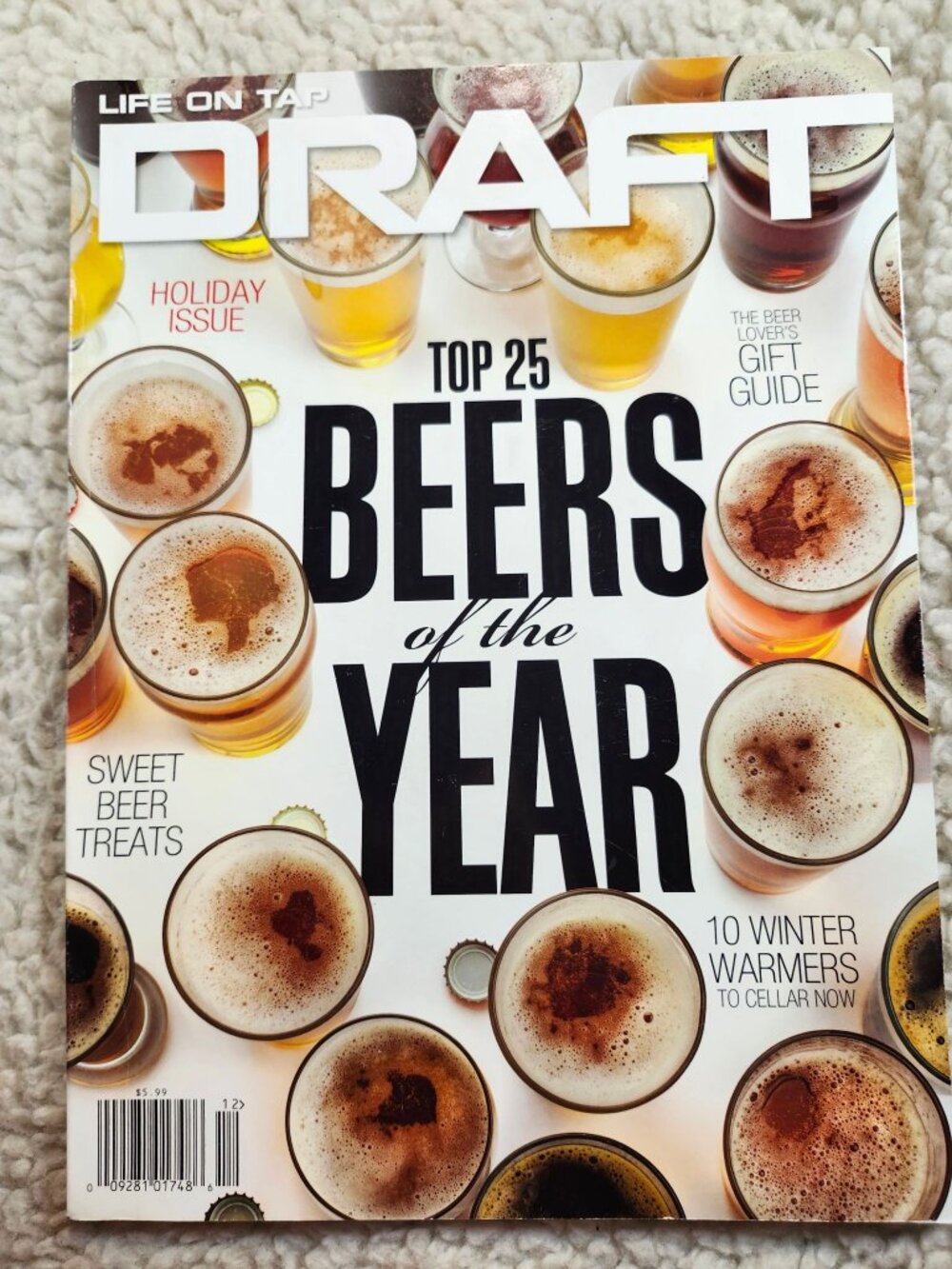 DRAFT Magazine Holiday Issue Top 25 Beers of the Year Beer Cover Gift Guide